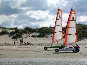 char à voile