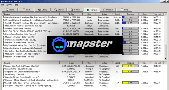 logiciel napster