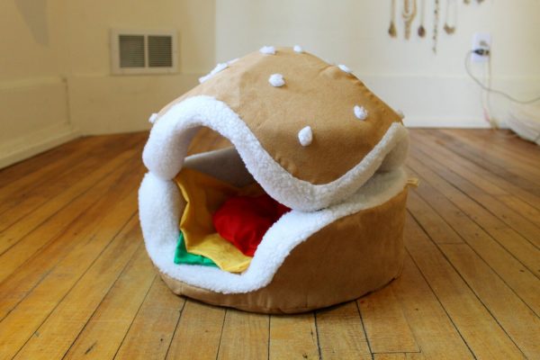 panier chat burger