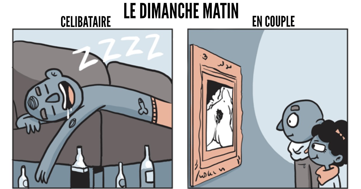 Top Des Illustrations Sur La Vie En Couple Vs C Libataire Et Les