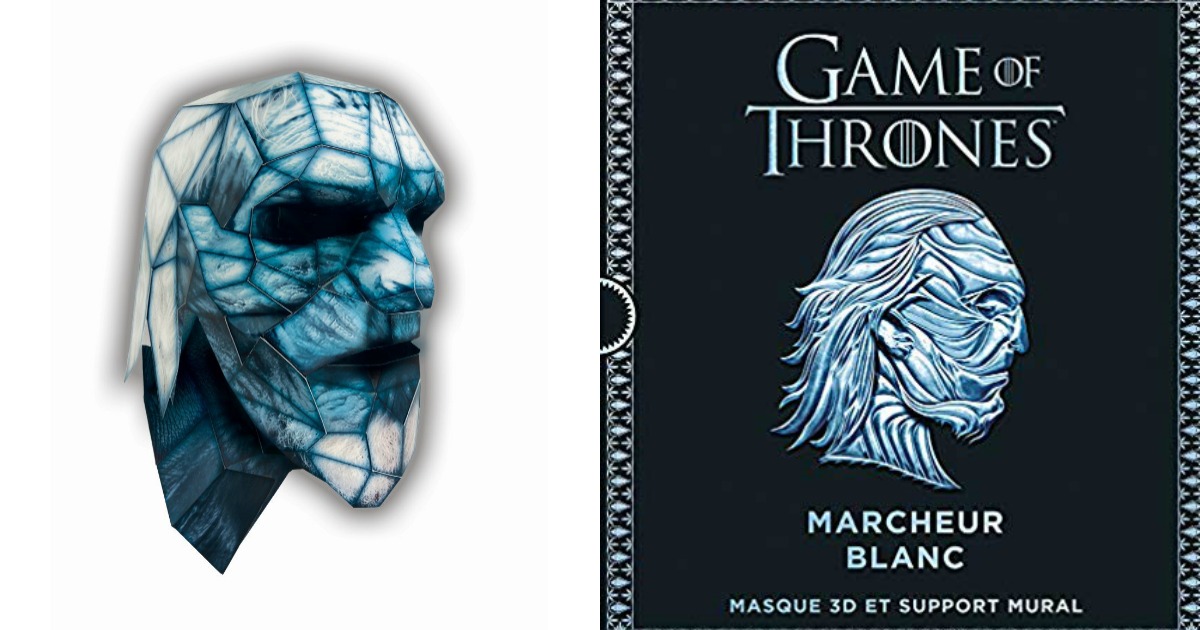 masque marcheur blanc