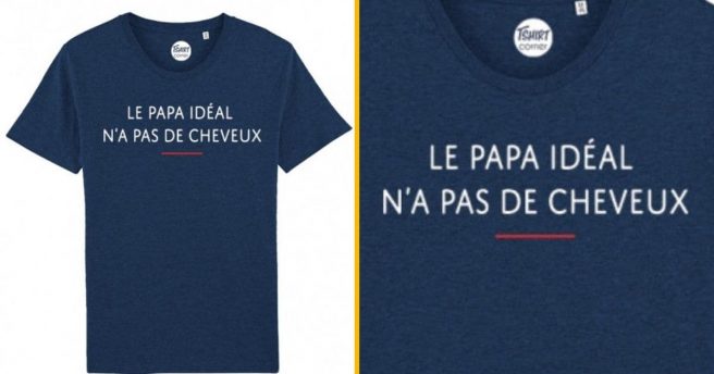 Football papa fête des pères cadeau balle Fun shirt t-shirt textile pression papa shirt s2
