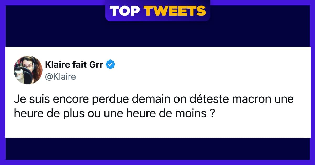 Top 30 Des Meilleurs Tweets De La Semaine 483