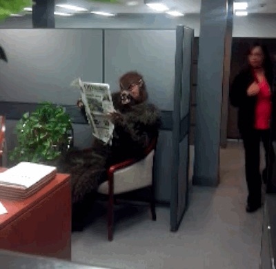 Werewolf Office Prank