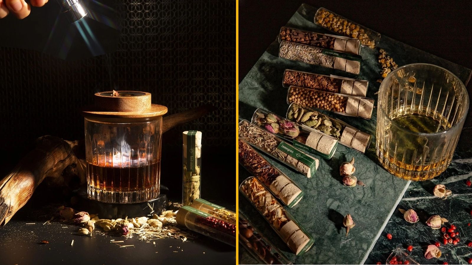 Un kit de fumage à whisky, à consommer sans modération (le kit, pas le whisky)