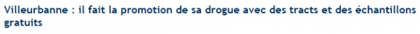 echantillon drogue