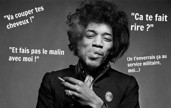 Jimi Hendrix "Smoking" taken in early 1967 in Gered's Masons Yard studio in London.