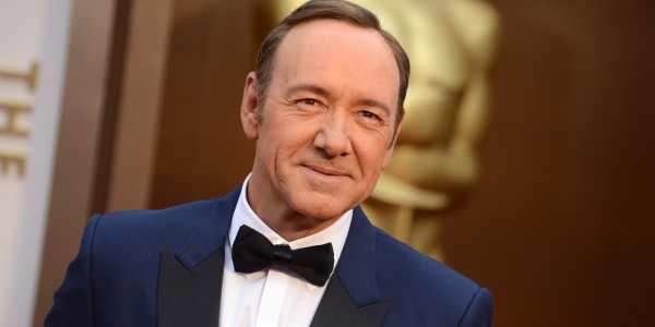 FILE - In this Sunday, March 2, 2014, file photo, actor Kevin Spacey arrives at the Oscars on , at the Dolby Theatre in Los Angeles. Spacey greeted Maryland lawmakers at a wine bar Friday night, March 21, 2014, to help promote an expansion of a tax credit for filming movies and television shows in the state. (Photo by Jordan Strauss/Invision/AP, File)