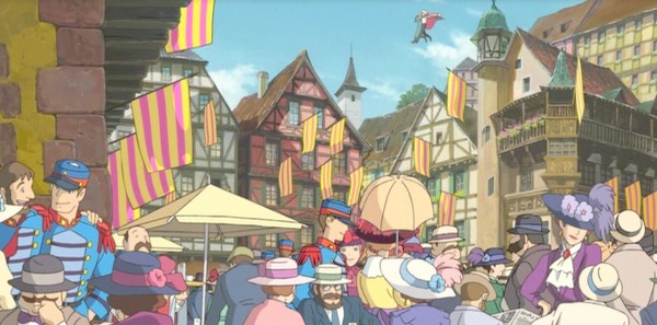 Flags of the City Howl's moving Castle 2004