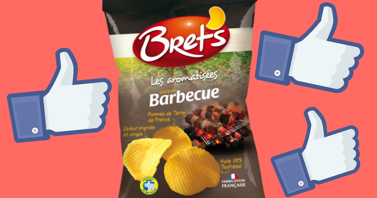 Chips Bret's Sel et vinaigre 125g - 10 paquets