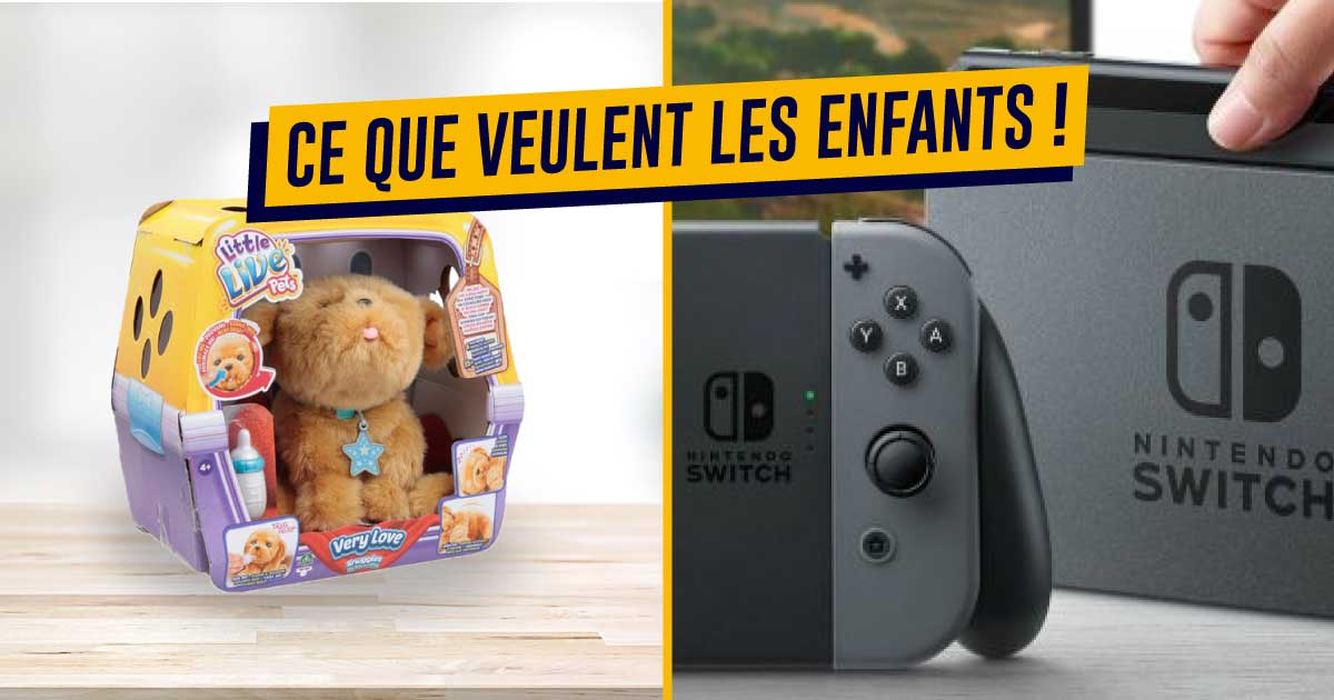Top 20  des jouets les plus demandés à Noël par les enfants