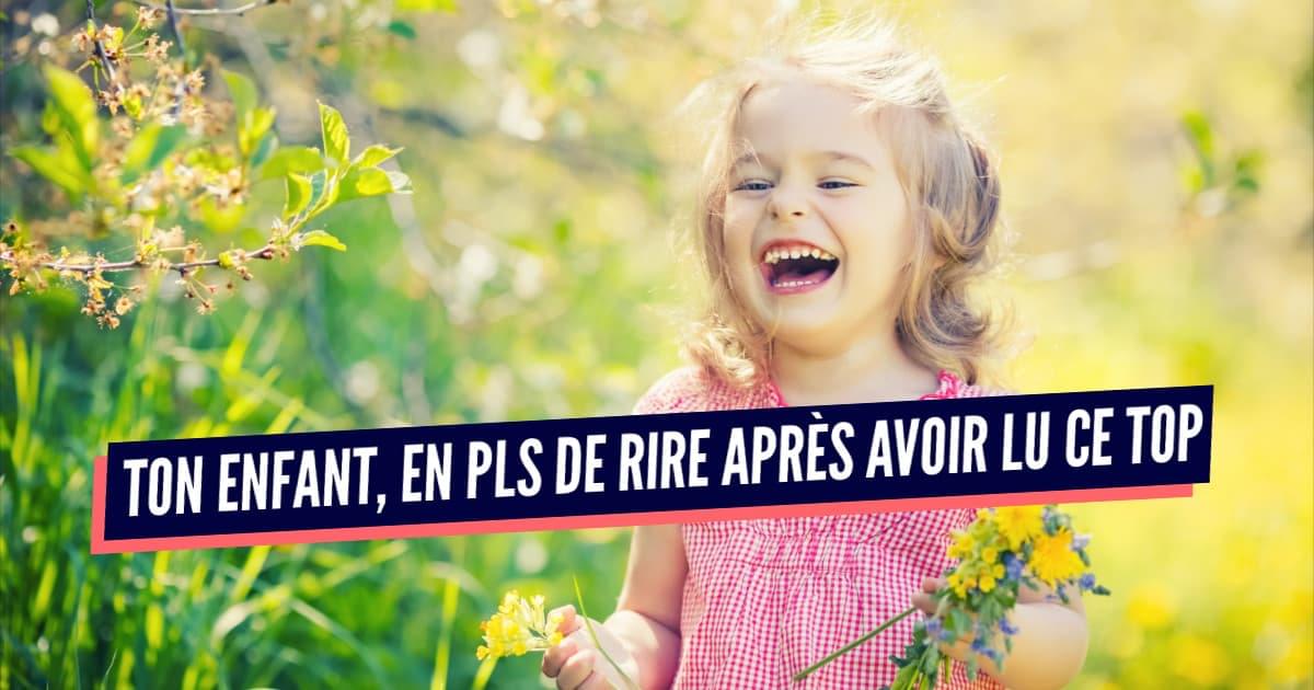 Top 10 des blagues d’enfants de moins de 5 ans, seules les petites sections peuvent comprendre