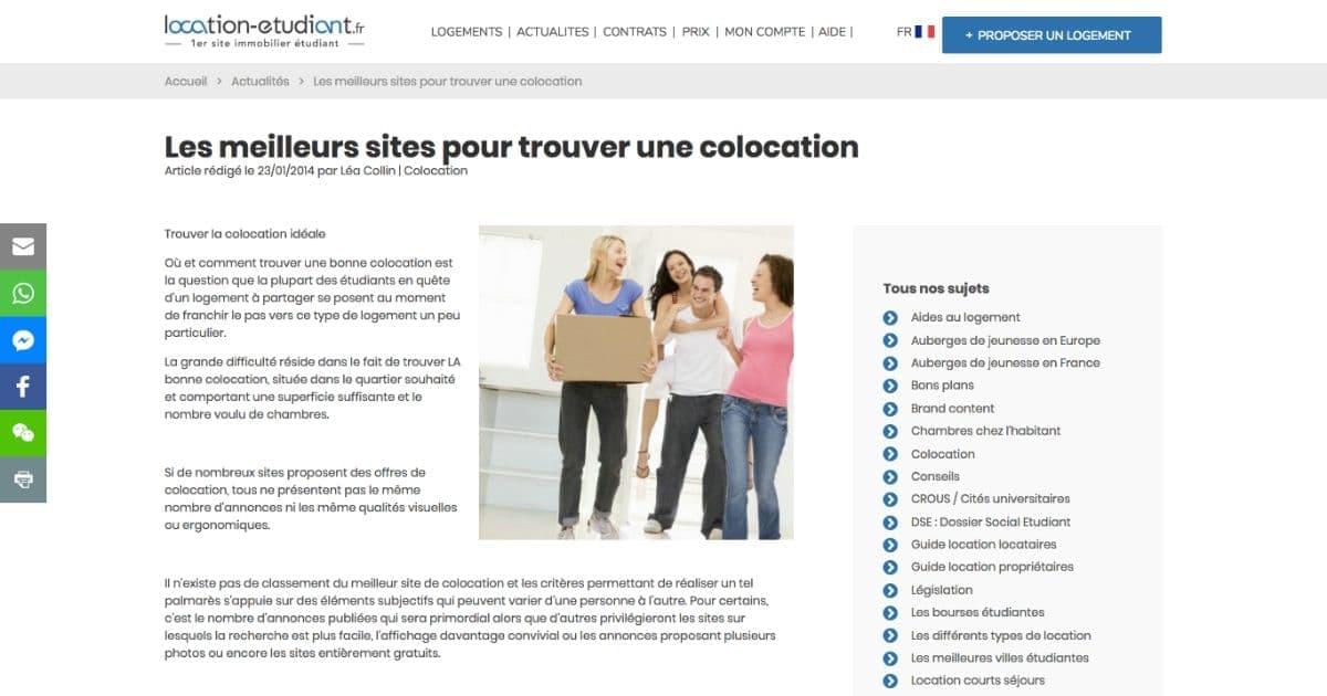 Top 6 Des Meilleurs Sites Pour Trouver Une Colocation | Topito