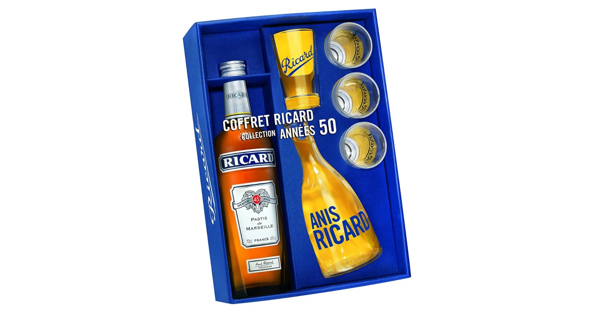 30,9€ le coffret pastis Ricard30,9€ le coffret