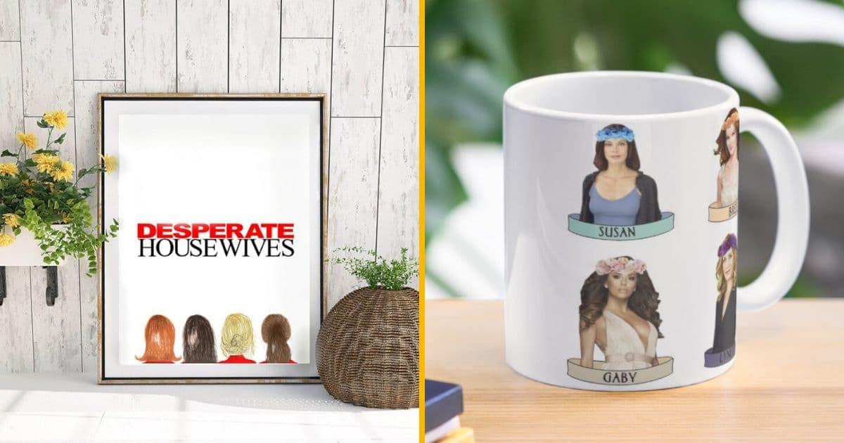 Top 15+ accessoires pour fans de Desperate Housewives, la série au mille et uns rebondissements