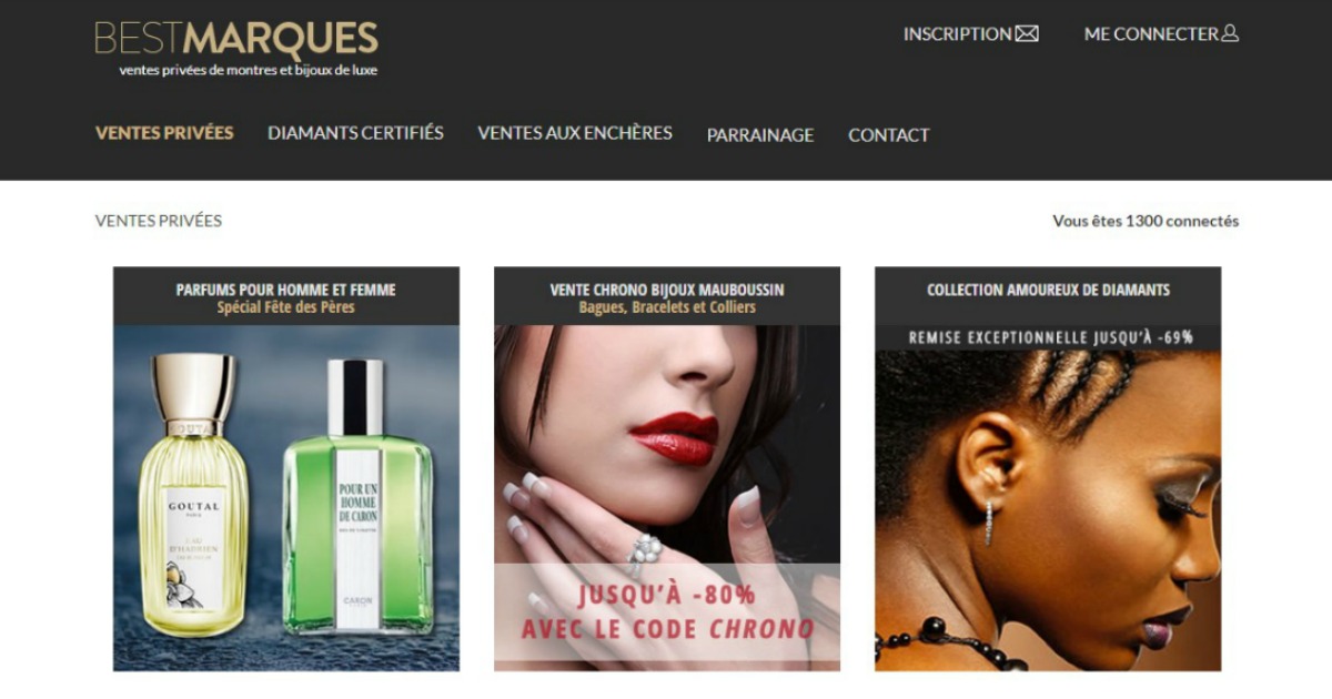 Vente privée luxe online homme