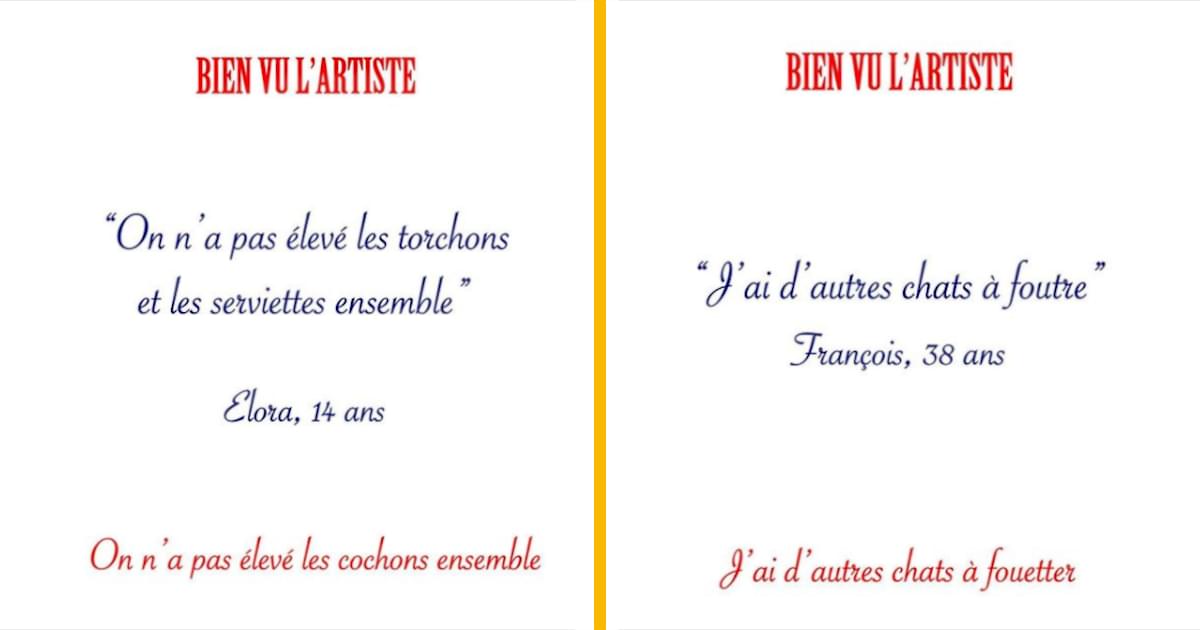 Top 15 des expressions à peu près correctes, par bienvu_lartiste