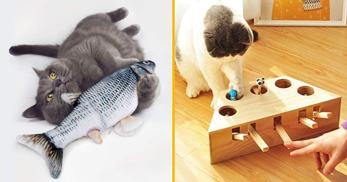 Peluche électronique chat jouets en peluche jouets chat meow jouets enfants  jouet gris