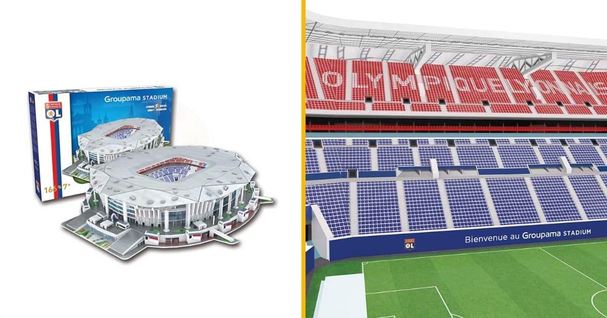 Groupama Stadium - 🎁 idée cadeau 🎁 Le puzzle 3D du Groupama