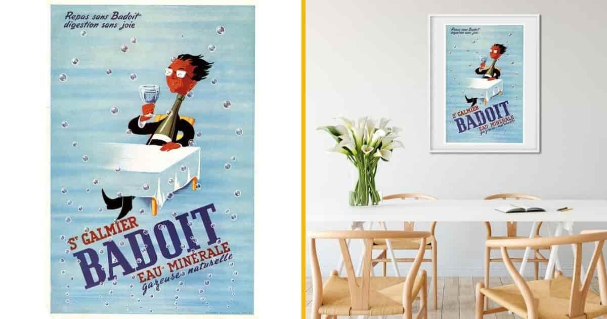 Top 30+ affiches publicitaires vintages originales, pour une déco