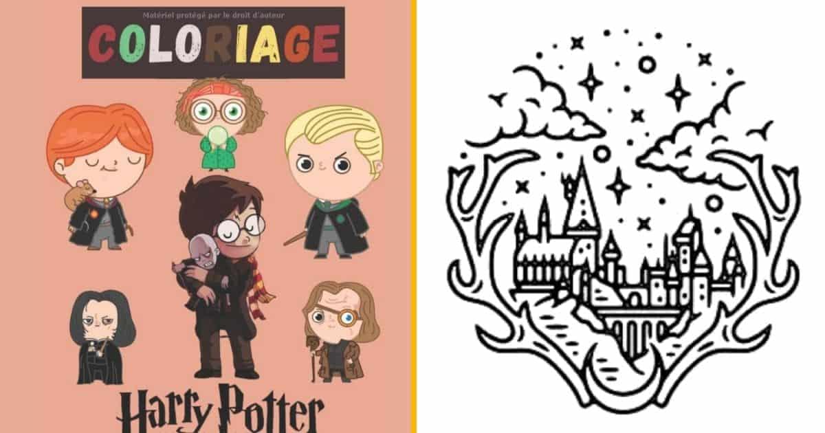 Meilleurs coloriage Harry Potter pour les enfants