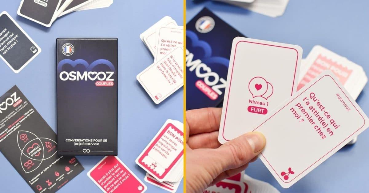 Découvrez le test du jeu de cartes coquin Osmooz - espaceplaisir