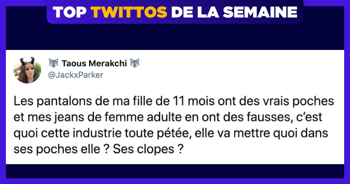 Top 20 des meilleurs tweets de @JackxParker, une personne drôle
