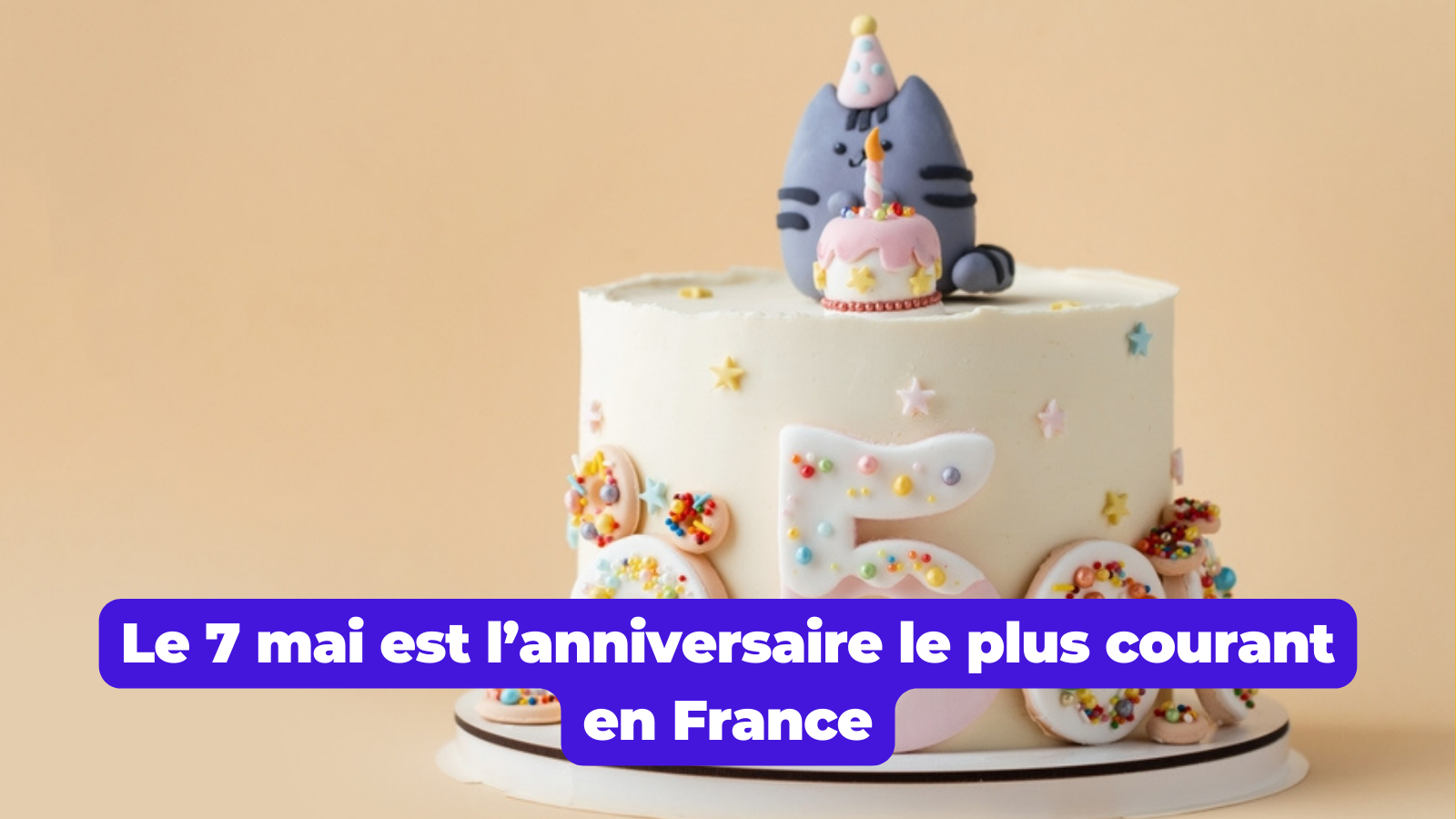Top 10 des dates d’anniversaire les plus répandues en France, le mois de mai est le grand gagnant
