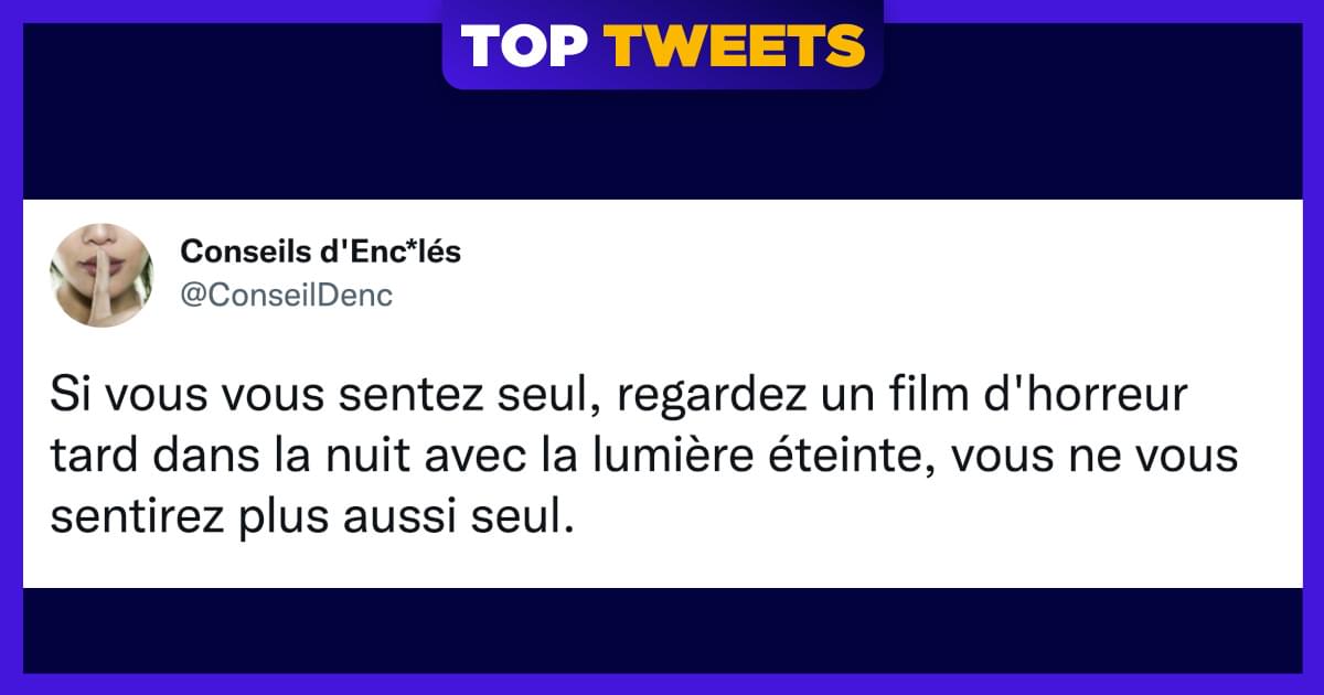Top 15 des meilleurs tweets sur les films d’horreur, pour bien flipper