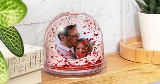 Top 25+ gift ideas for cotton weddings 29 Boule neige personnalisable