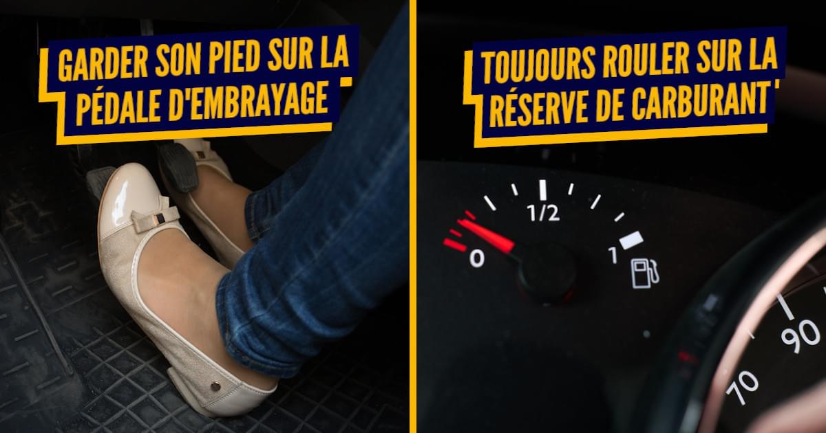 Top 12 des erreurs à ne pas faire avec sa voiture, pour rouler jusqu’à