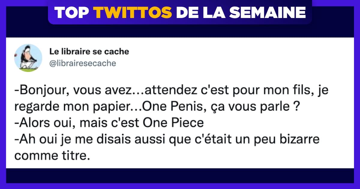 Top 15 des meilleurs tweets de @librairesecache, le libraire vraiment marrant