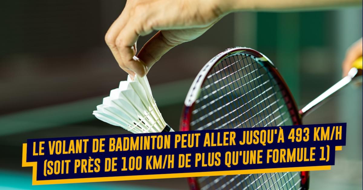 Badminton : priorité vitesse ! - EPS et Société