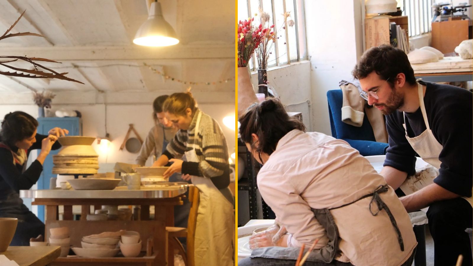 Un atelier céramique à faire entre collègues, du vrai team building