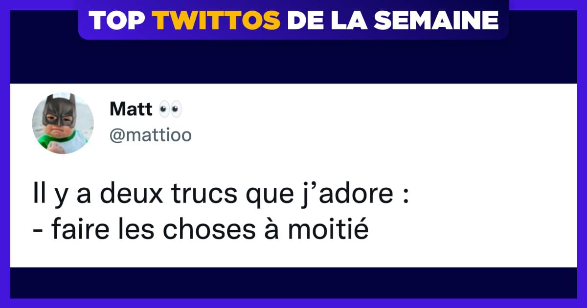 Top 14 des meilleurs tweets de @mattioo, le pro des jeux de mots