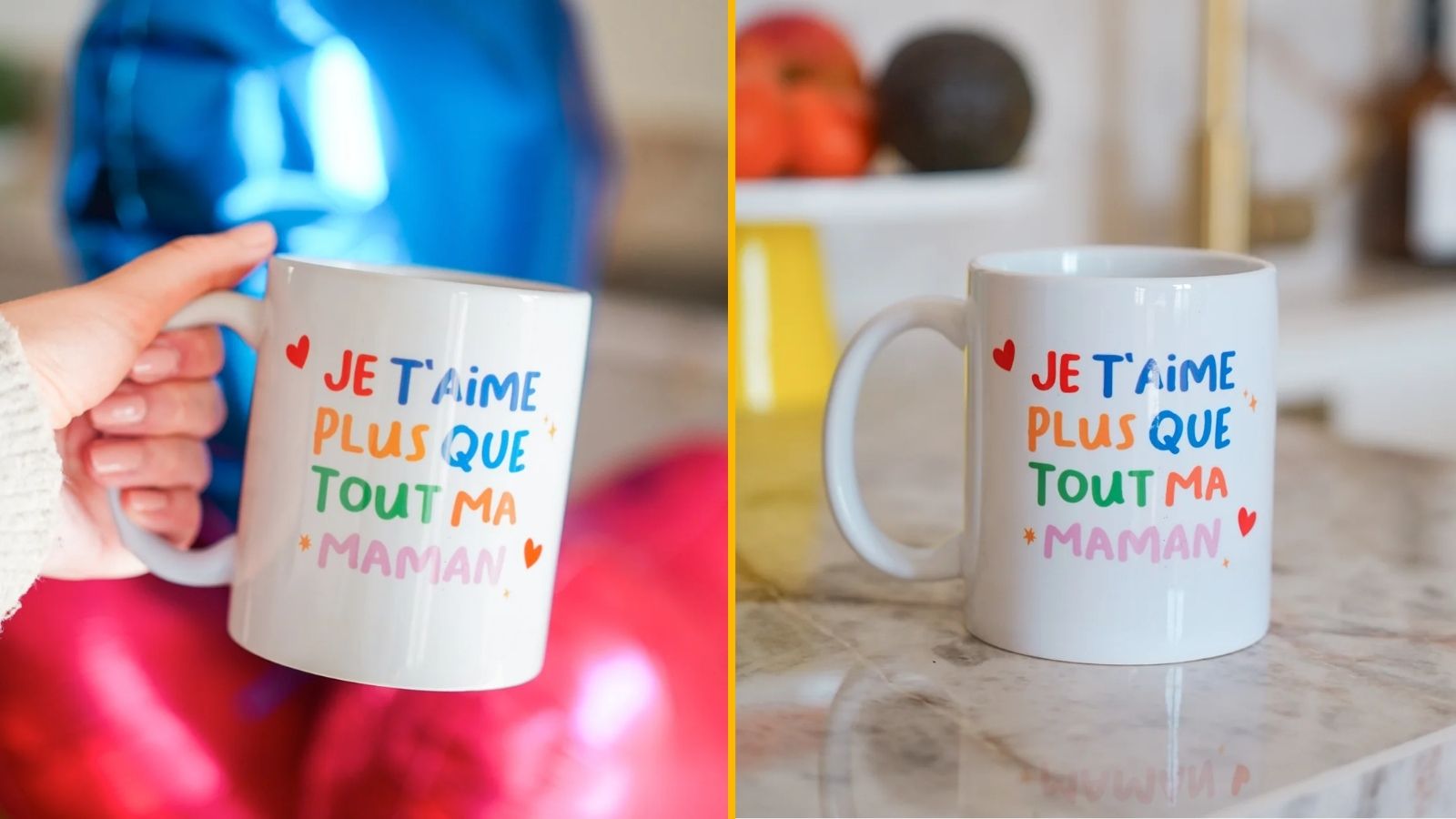 Un mug « Je t’aime plus que tout maman »