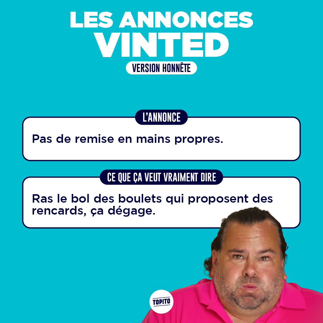 Top 14 des annonces de Vinted en version honnête, cette appli qui nous veut  du mal