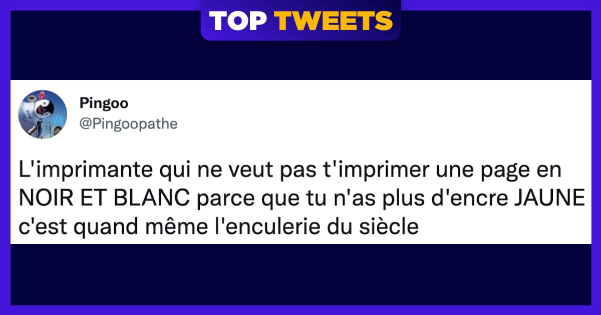 Top 12 des meilleurs tweets sur les imprimantes, ces instruments du diable