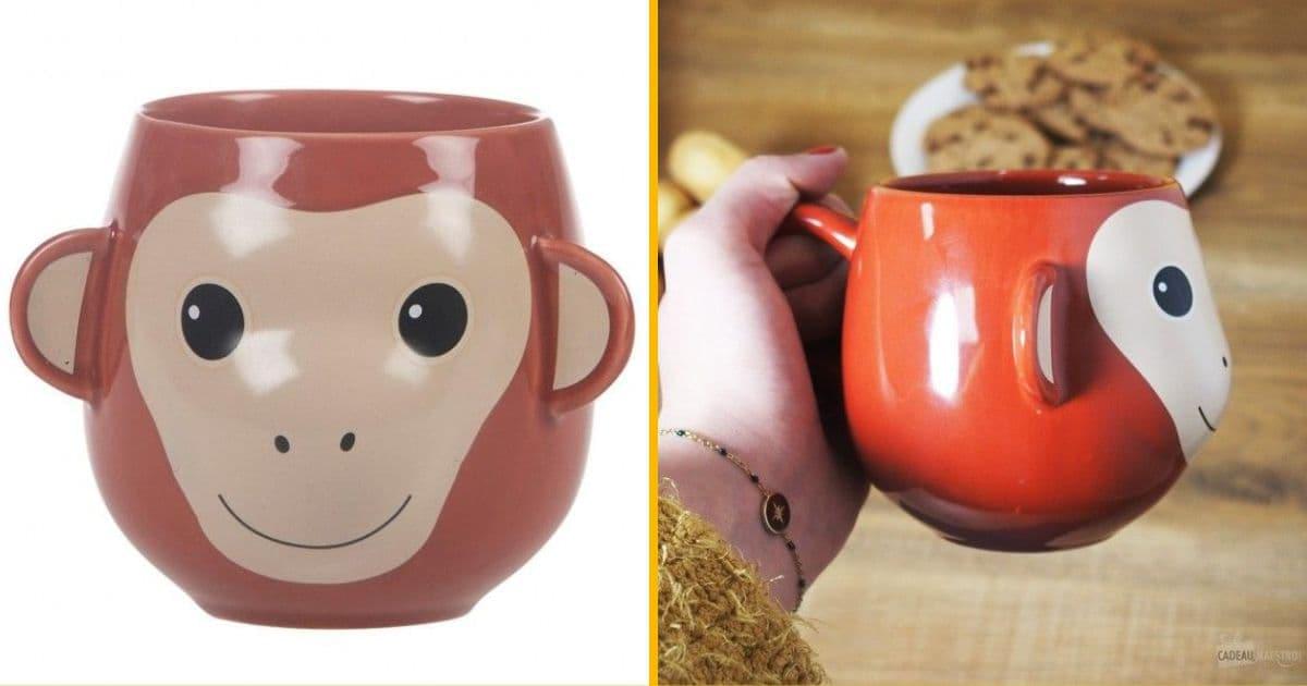 Set Porte Sachet de Thé Singe - Gadgets et Cadeaux Originaux