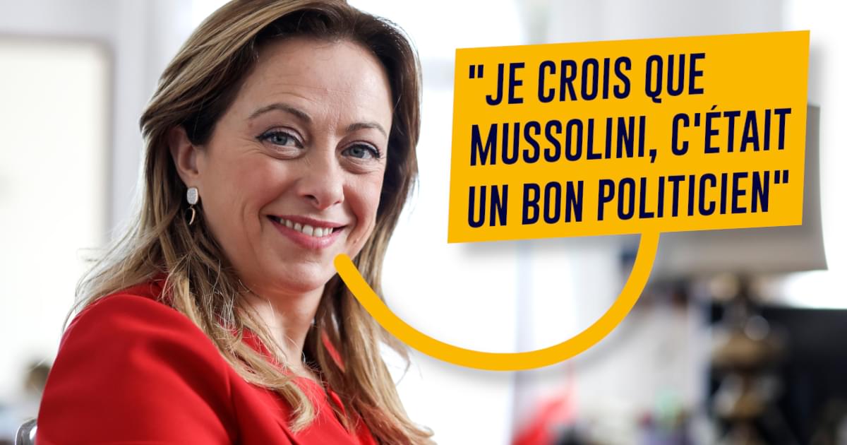 Top Des Pires Citations De Giorgia Meloni La Future Premi Re Ministre De Litalie