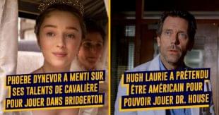 Phoebe Dyvenir et Hugh Laurie, des acteurs qui ont menti sans pression pour avoir un rôle dans une série (qu'est-ce qu'il faut pas faire hein)