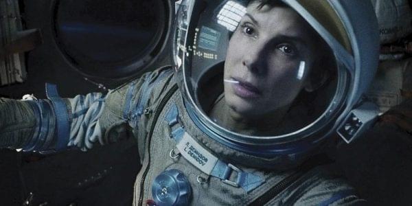 Sandra bullock as an astronaut in gravity