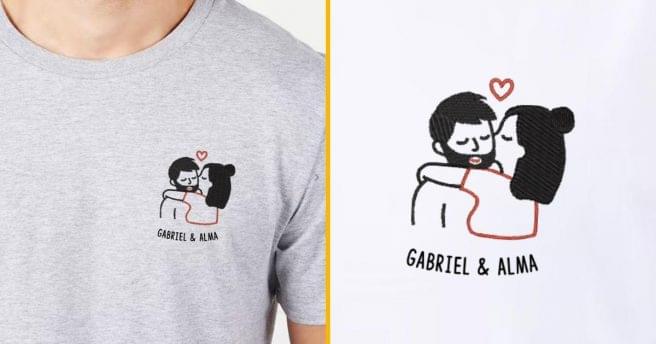 Top 25+ gift ideas for cotton weddings 4 T shirt personnalise votre moitie