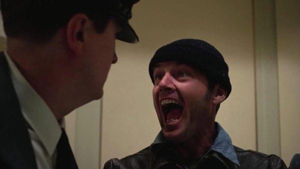 Jack nicholson wearing a beanie in one flew over the cuckoo's nest