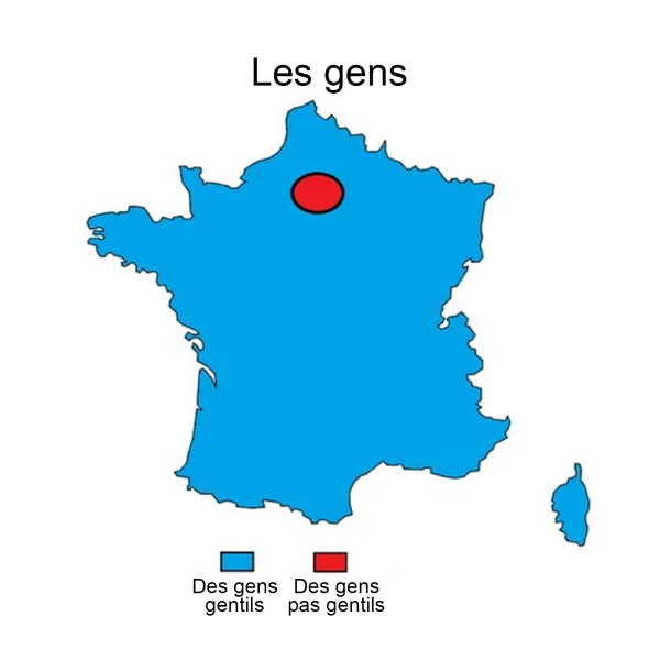 Top 8 simplified maps of france by terrible maps 3 03