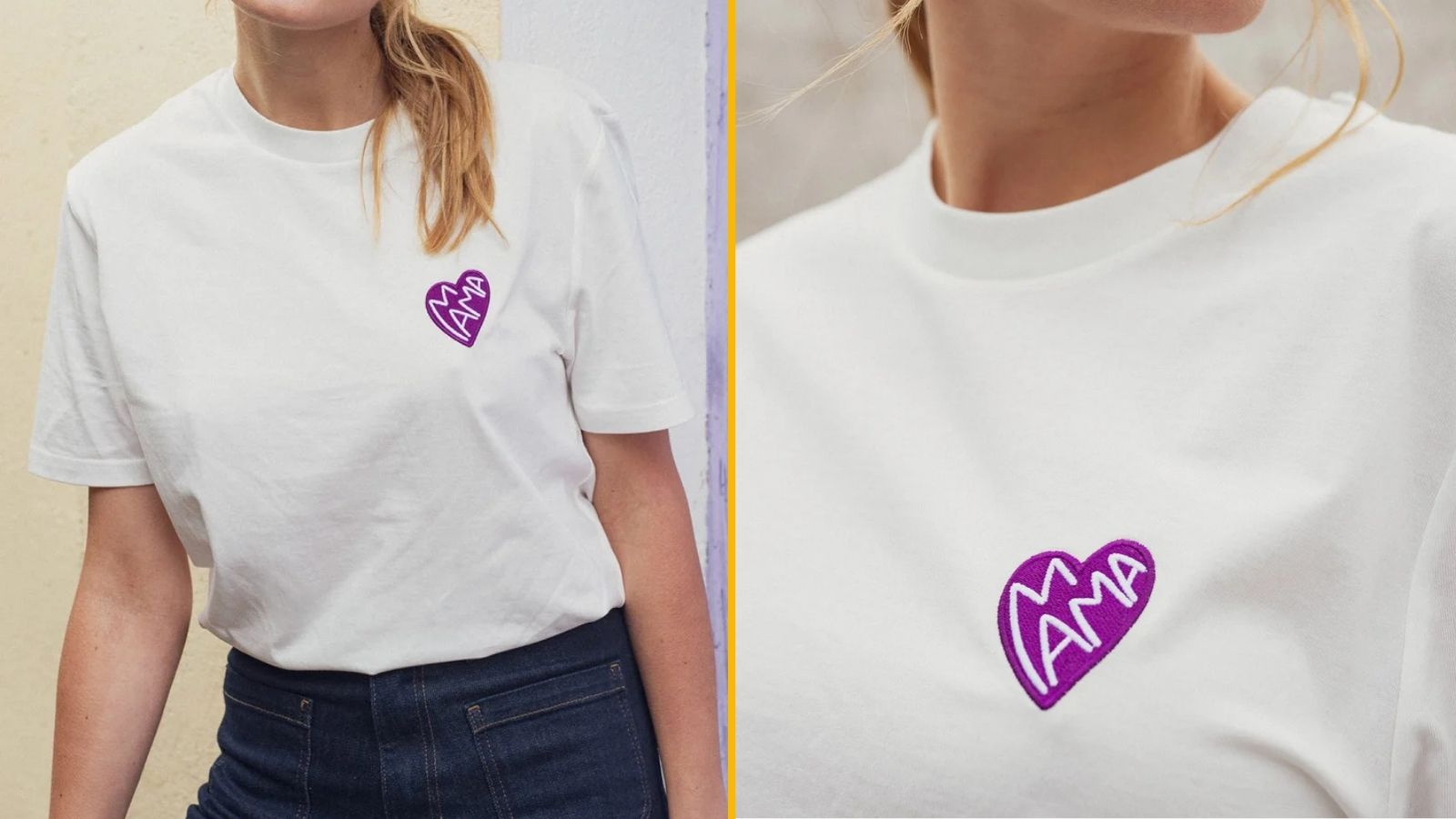 Un t-shirt Coeur Mama