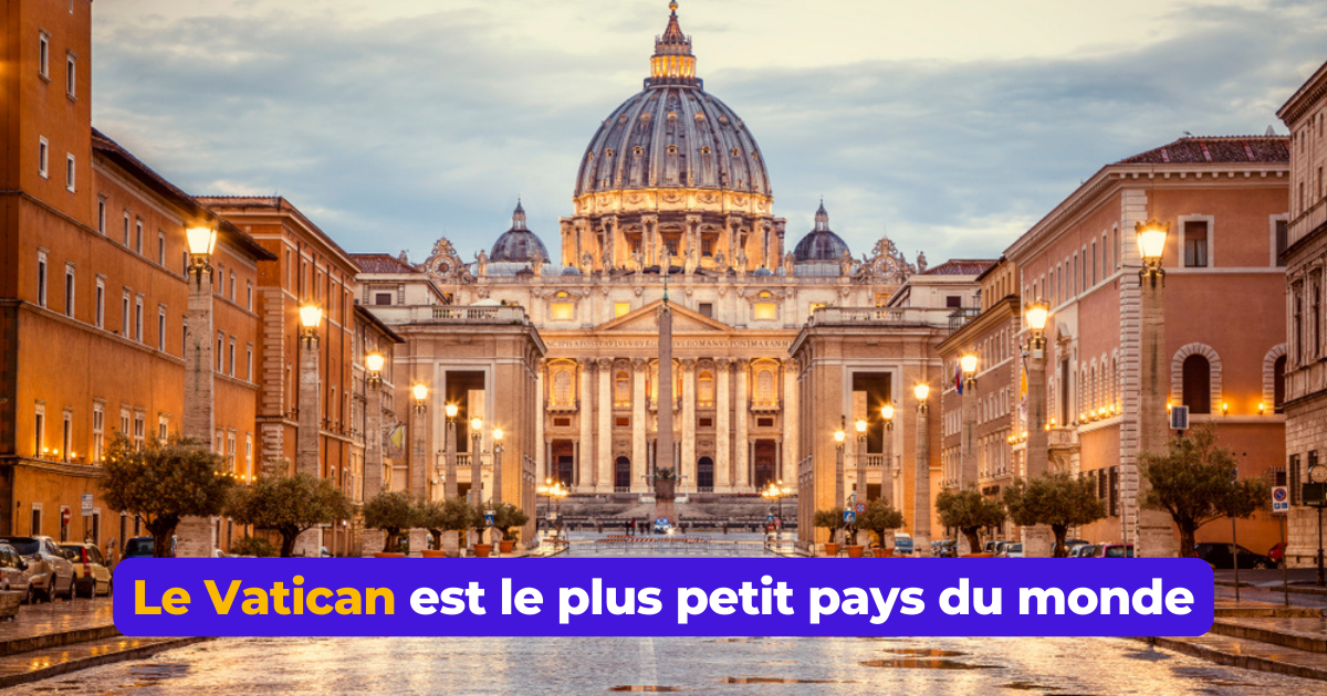 Top 10 des plus petits pays au monde, y’a pas beaucoup de place quand même