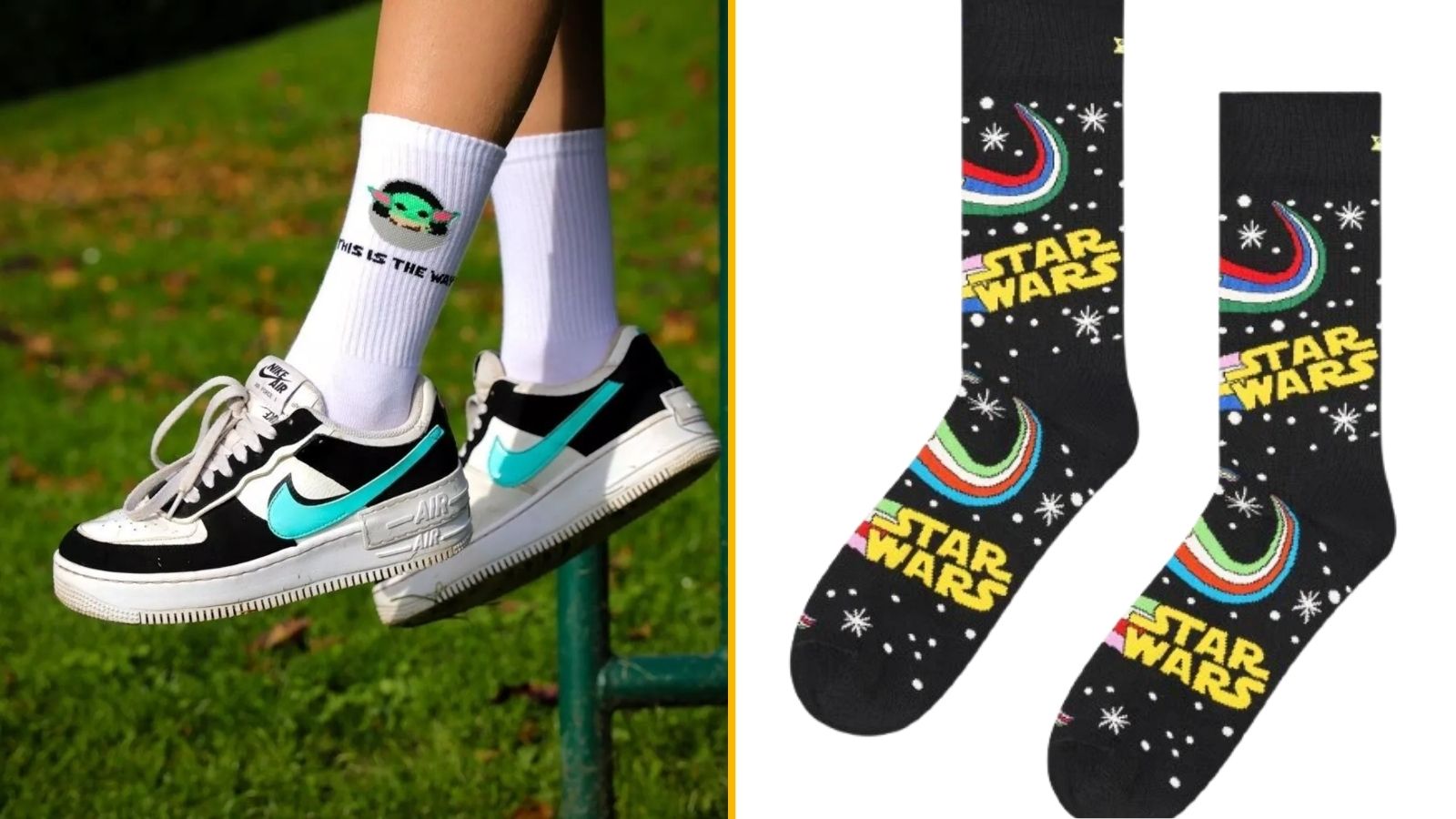 Des chaussettes Star Wars pour adultes, que la force soit dans tes panards