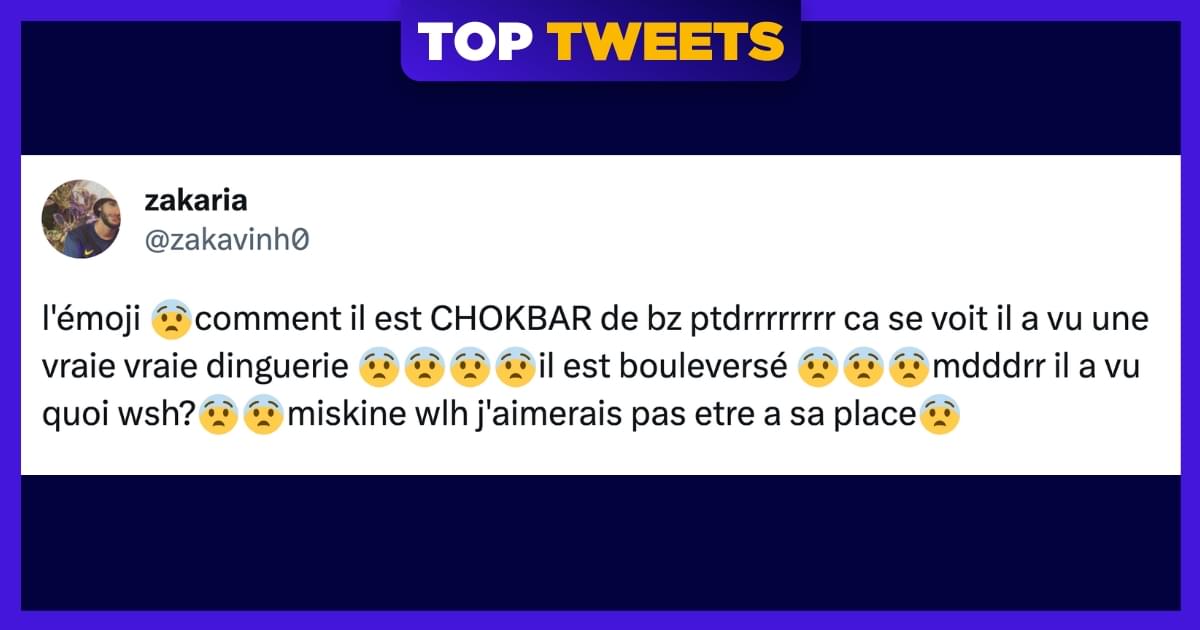 Top 16 des tweets drôles sur chockbar de bz, quand tu nages dans la surprise
