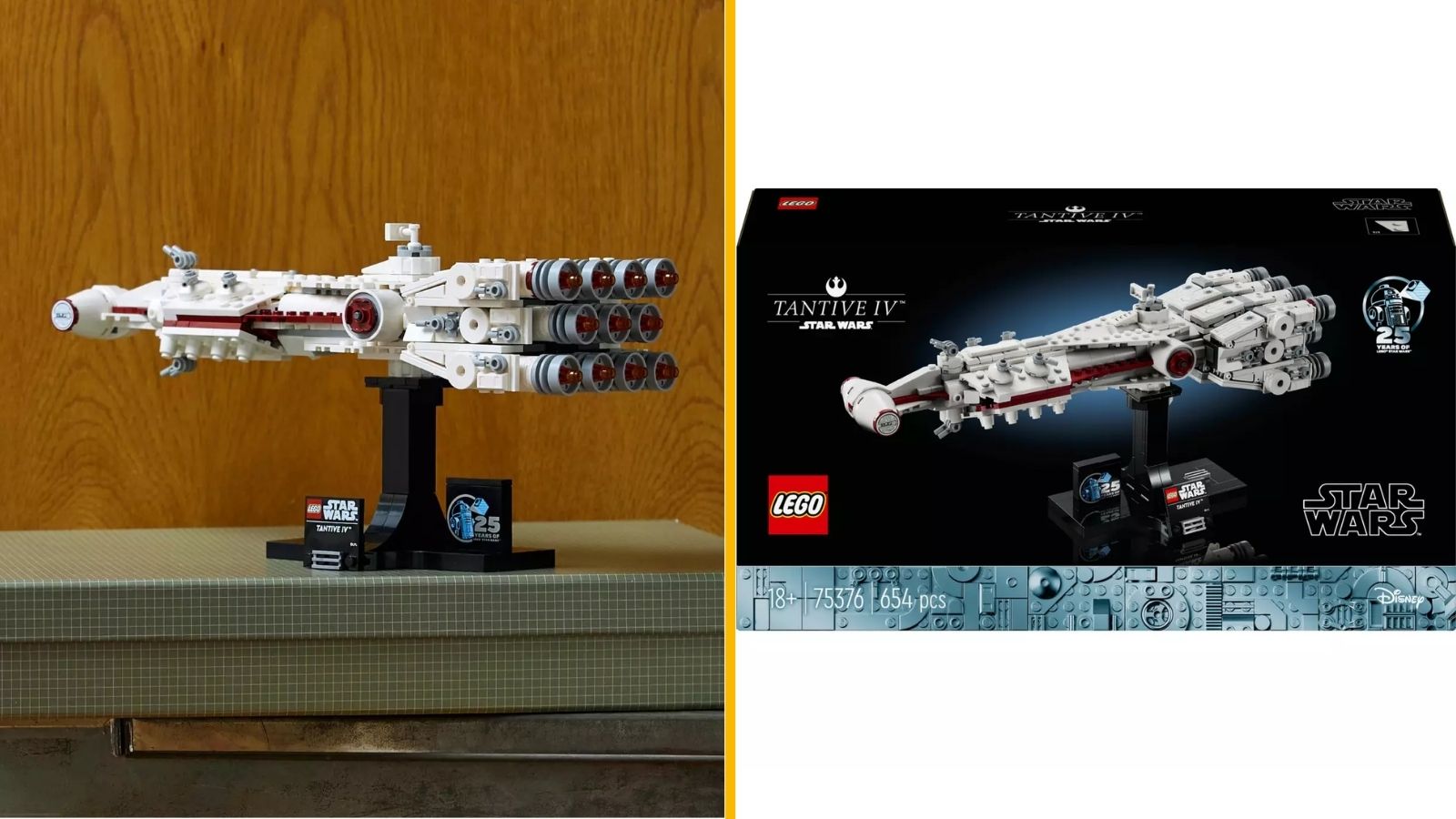 Un vaisseau spatial Star Wars en LEGO à prix réduit